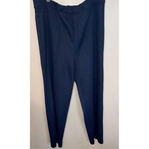 Season the Ticket  Women's Vintage Navy Blue Pull on Slacks Size 38‎
